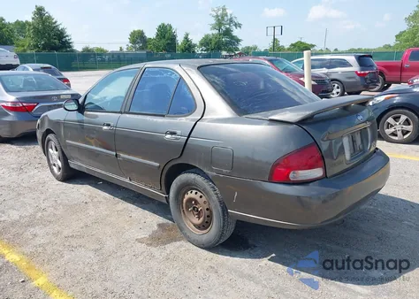 2001 Nissan Sentra Se из США, поврежденный, VIN 3N1BB51D61L127666